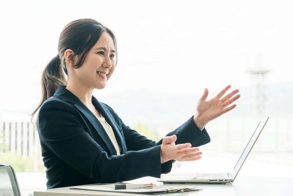 企業在籍型特性支援士を取得した女性社員